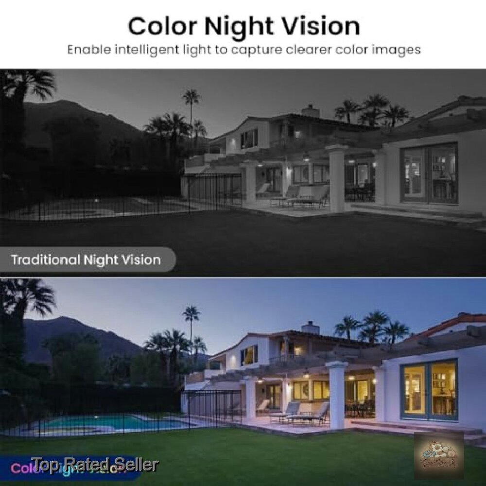 2k Security Camera System Color Night Vision Moti… - image 6